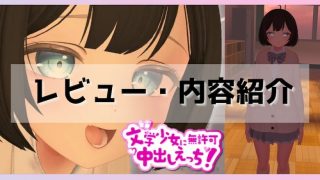 3D文学少女に無許可中出しえっち！レビュー